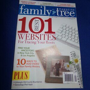 Vintage Family Tree Magazine - September 2011 - Genealogy Research - Ancestry